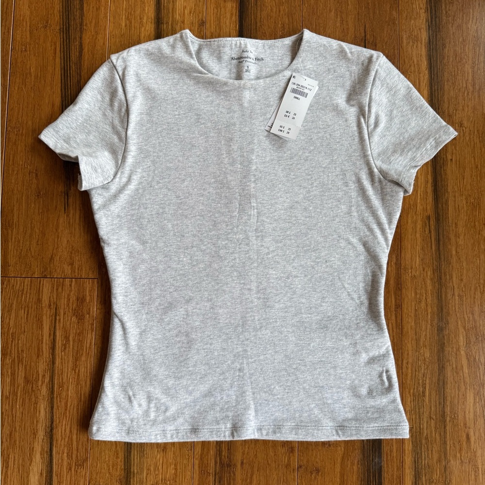 abercrombie double lined baby tee